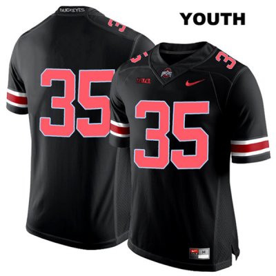 Youth NCAA Ohio State Buckeyes Luke Donovan #35 College Stitched No Name Authentic Nike Red Number Black Football Jersey EK20T87AS